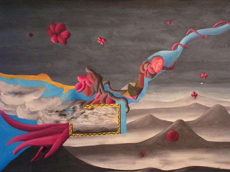 Betrachtung einer Landschaft, 1975, Öl-Leinen, 70x50.jpg